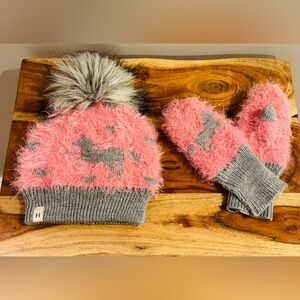 Toddler Hat and mittens set